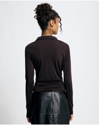 Lover - Bianca Plunge Top