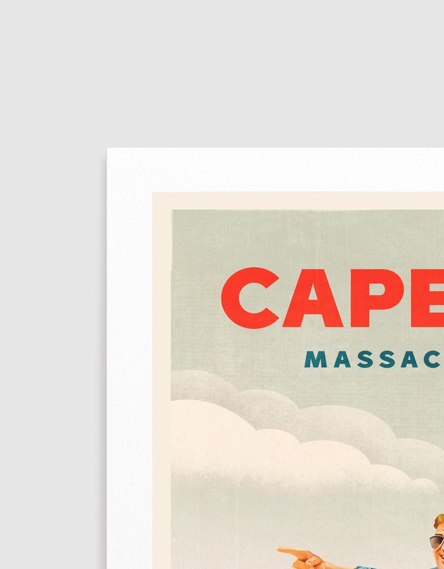 Olive et Oriel - Cape Cod Massachusetts Summer Beach by The Whiskey Ginger Art Print