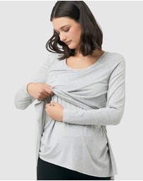 Ripe Maternity - Raw Edge Nursing Top