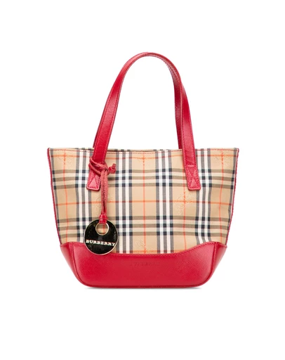 Pre-Loved by Azura Reborn - Pre-Loved Haymarket Check Canvas Handbag