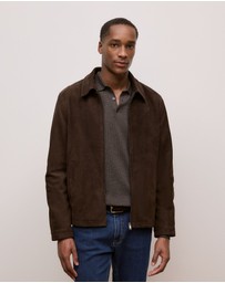 Trenery - Suede Jacket in Coffee Bean