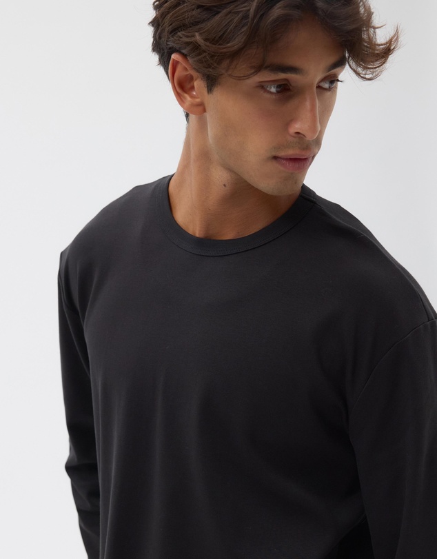 AERE - Relaxed Long Sleeve Cotton Tee