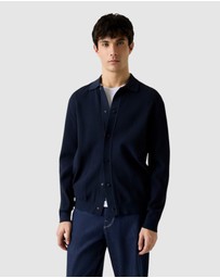 GUESS - Polo Buttoned Tech Cardigan Sweater