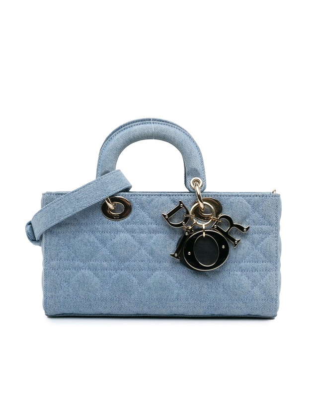 Pre-Loved by Azura Reborn - Pre-Loved dior Pre-owned Dior Caro Denim Handbag