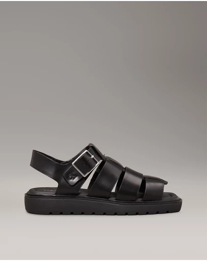Calvin Klein - Leather Fisherman Sandals