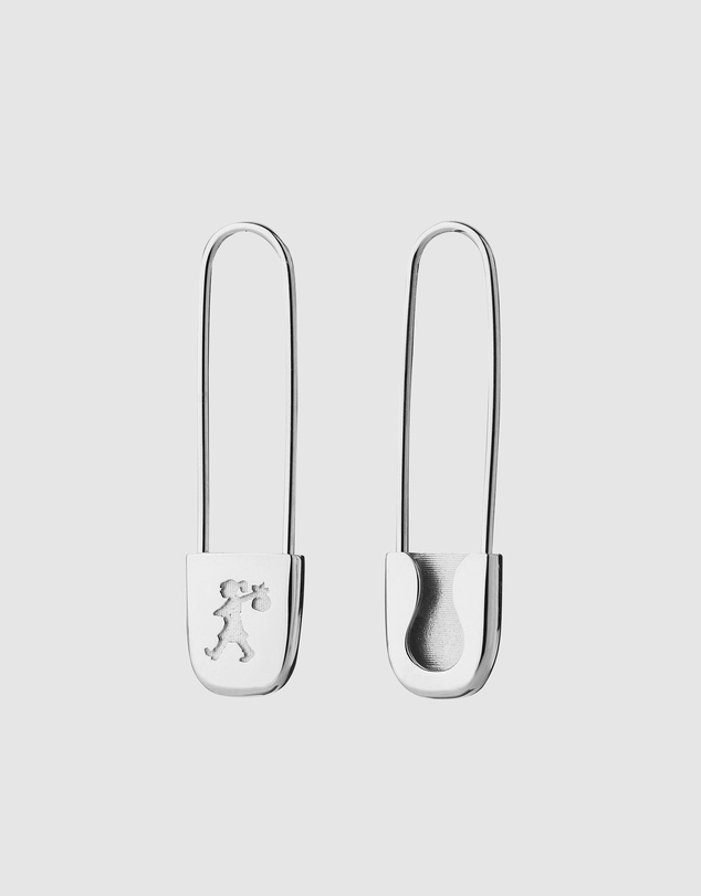 Karen Walker - Runaway Safety Pin Earrings