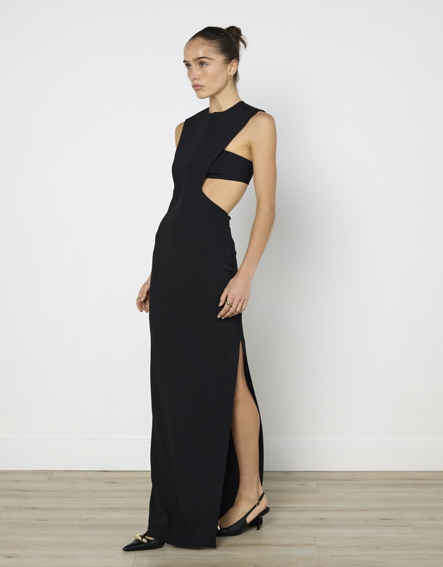 Cirkular - Pre-Loved - Scanlan Theodore Structured Cut Out Dress
