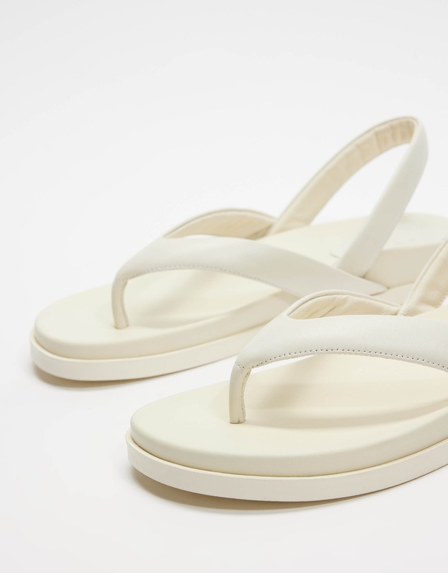 AERE - Leather Sling Back Thongs
