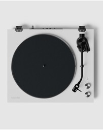 iWorld - Kanto OBI3 Turntable with Bluetooth 5.3, Preamp, and Pitch Control - Matte White