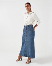 Seventy + Mochi Denim - Mia Seamed Skirt