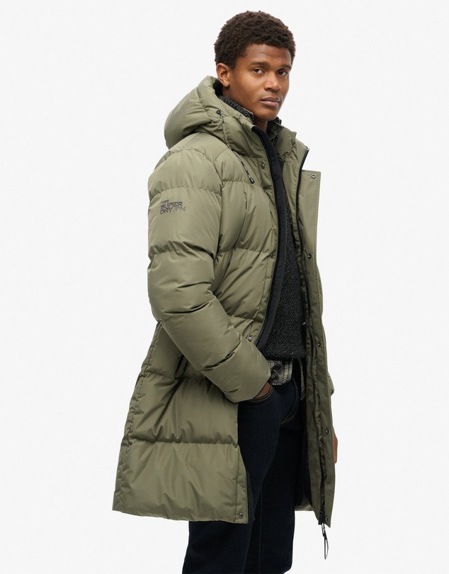 Superdry - Hooded Sports Puffer Mid Jacket
