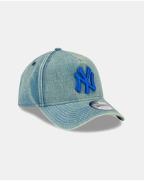 New Era - Green Acid Denim 9FORTY A-Frame New York Yankees