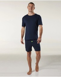 Mitch Dowd - Soft Bamboo Crew Neck Sleep Tee - Navy