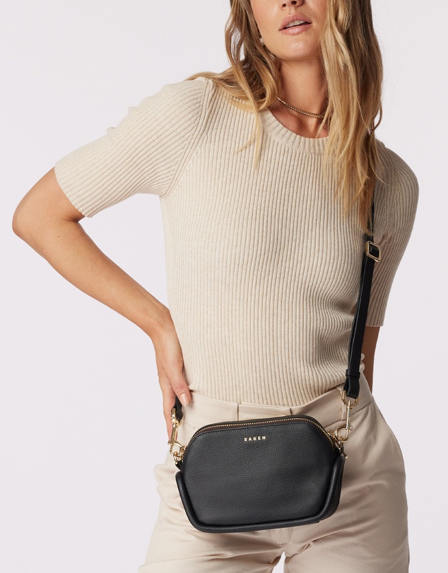 SABEN - Odile Cross-body Leather Small Bag