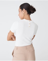 Forcast - Catherine Short Sleeve Knit