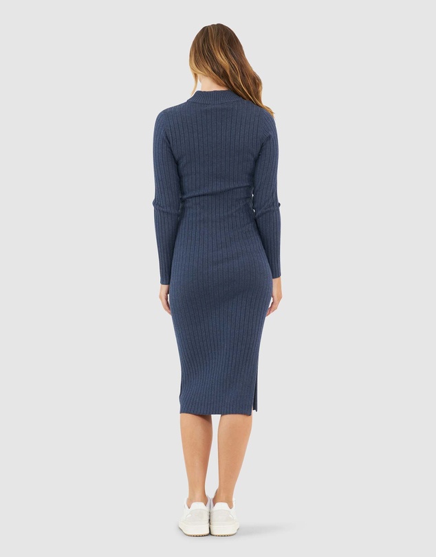 Ripe Maternity - Nella Rib Nursing Knit Dress