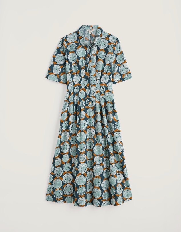 Seasalt - Seasalt Cornwall Blue Wild Liquorice Shirt Dress