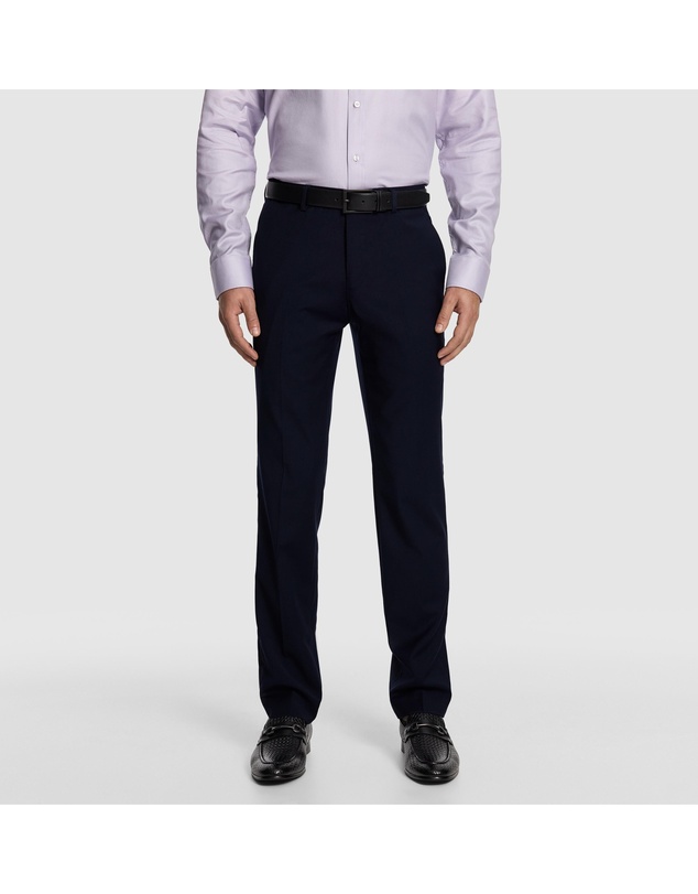yd. - Atlas Wool Blend Slim Dress Pant