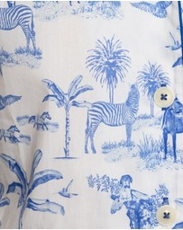 Sant And Abel - Women's Skydog Blue Short PJ Set