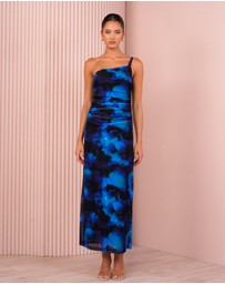 Azzurielle - Hailie One Shoulder Maxi Dress