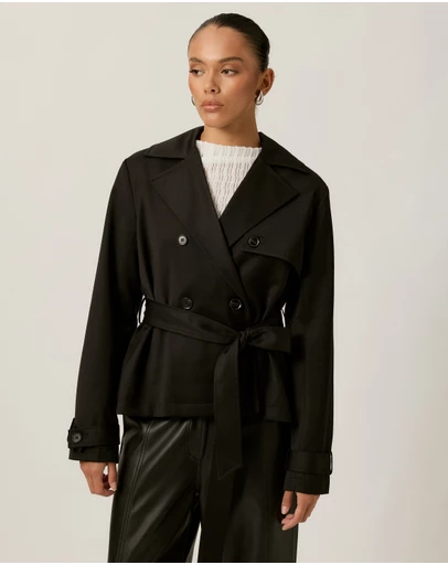Tussah - Alex Cropped Trench Coat