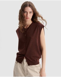 Morrison - River Knit Button Vest