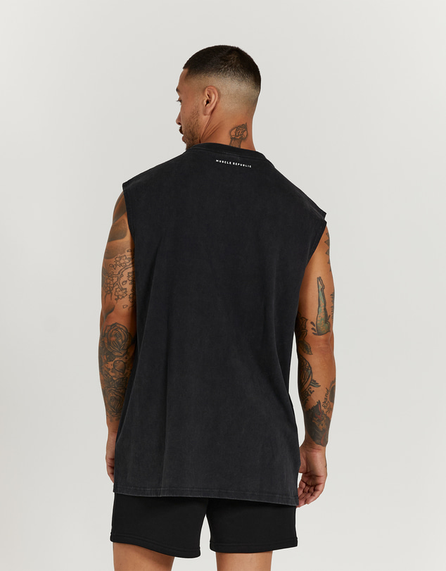 Muscle Republic - Mens Heavy Oversized Tank - Timeless