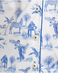Sant And Abel - Women's Skydog Blue Long PJ Set