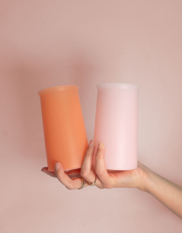 porter green - stegg | silicone unbreakable highball glasses