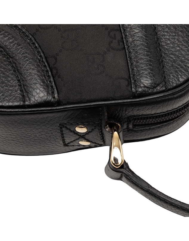 Gucci - Pre-Loved GG Nylon Crest Shoulder Bag