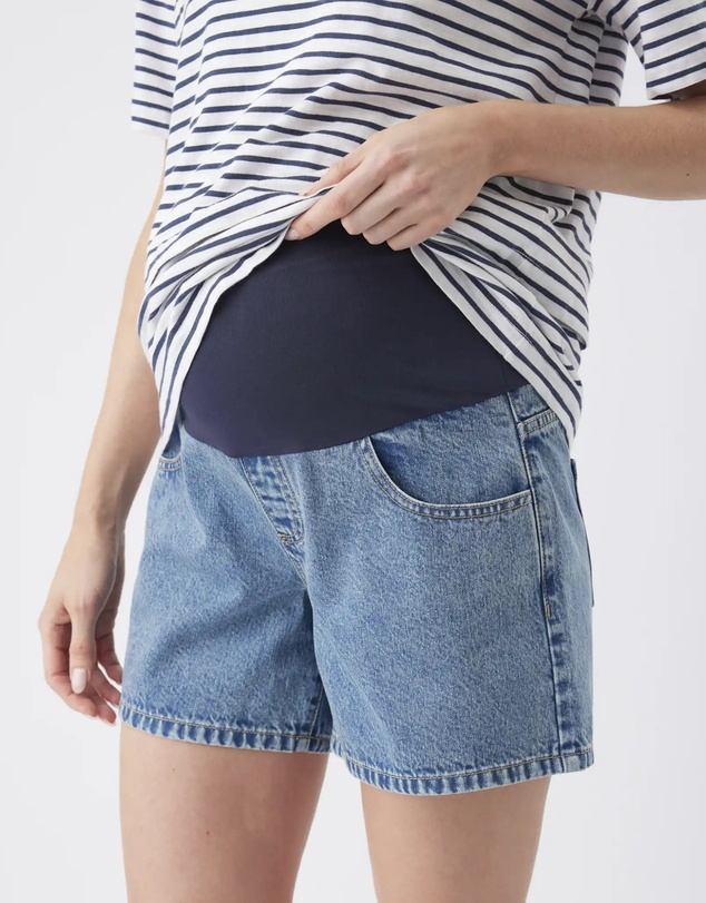 Ripe Maternity - Brooklyn Over Bump Denim Short