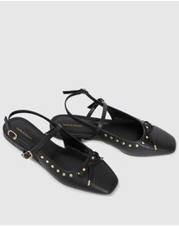 Belle & Bloom - True Romance Slingback Leather Flat