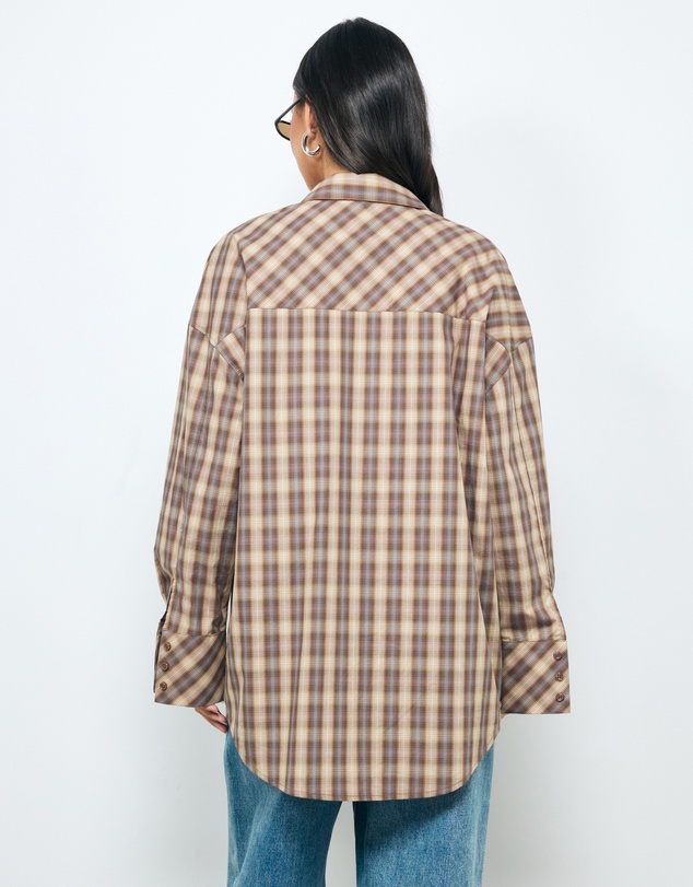 AERE - Maren Relaxed Check Shirt