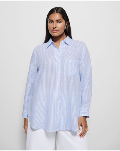 Cornflower Mini Stripe
