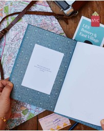 Write to Me - My Travel Journal. Blue