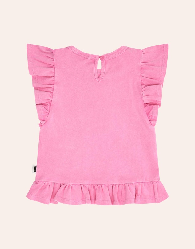 Huxbaby - Tutti Frutti Frill Peplum Tee - Babies-Kids