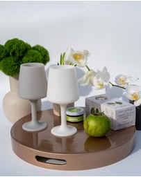 porter green - swepp | silicone unbreakable wine glasses