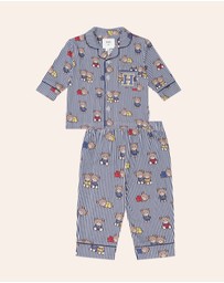 Huxbaby - Sleepy Hux Stripe PJ Set - Babies-Kids