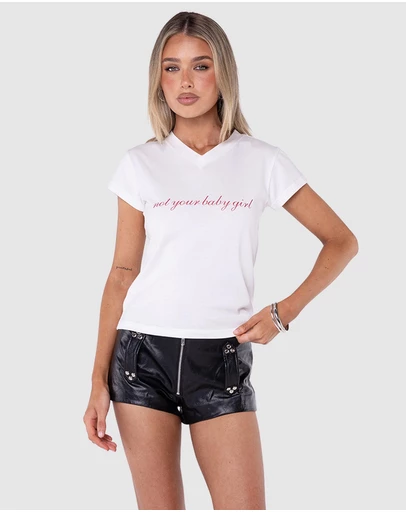 JGR & STN - Not Yours Baby Tee