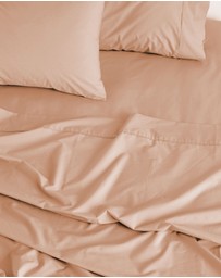 Linen House - Vienna 300TC Cotton Percale Sheet Set 50cm