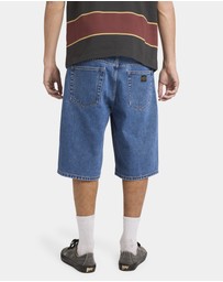 RVCA - Mens Dayshift Denim Shorts