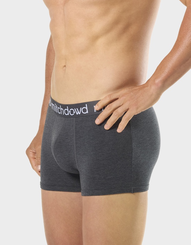 Mitch Dowd - Mens Plain Bamboo Trunk 3 Pack - Multi