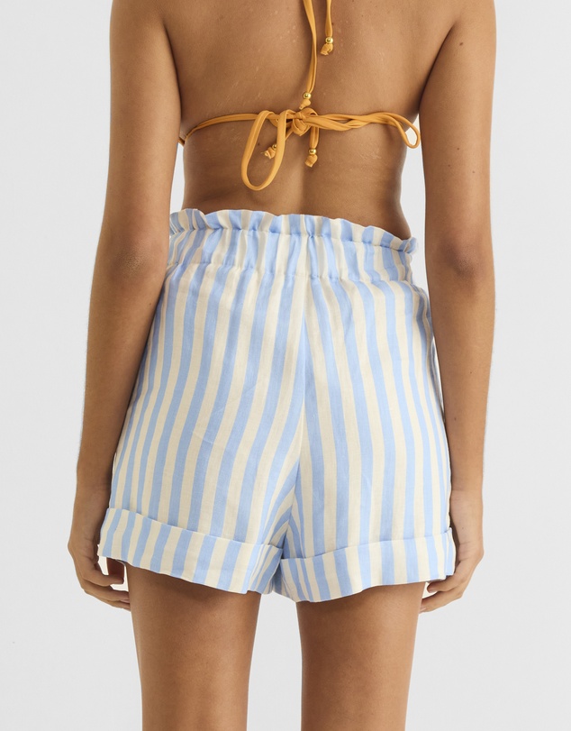 Zerafima - Seascape Linen Short
