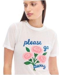 THE TALES - Please Go Away Fitted Tencel Tee