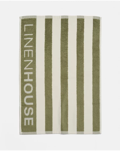 Linen House - Linen House Logo Stripe Tea Towel
