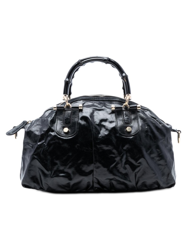 Pre-Loved by Azura Reborn - Pre-Loved Coated Canvas Bamboo Dialux Pop Satchel