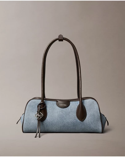 Calvin Klein - Emblem Trio Denim Shoulder Bag