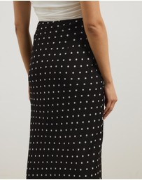 Atmos&Here - Quinn Polka Dot Maxi Skirt