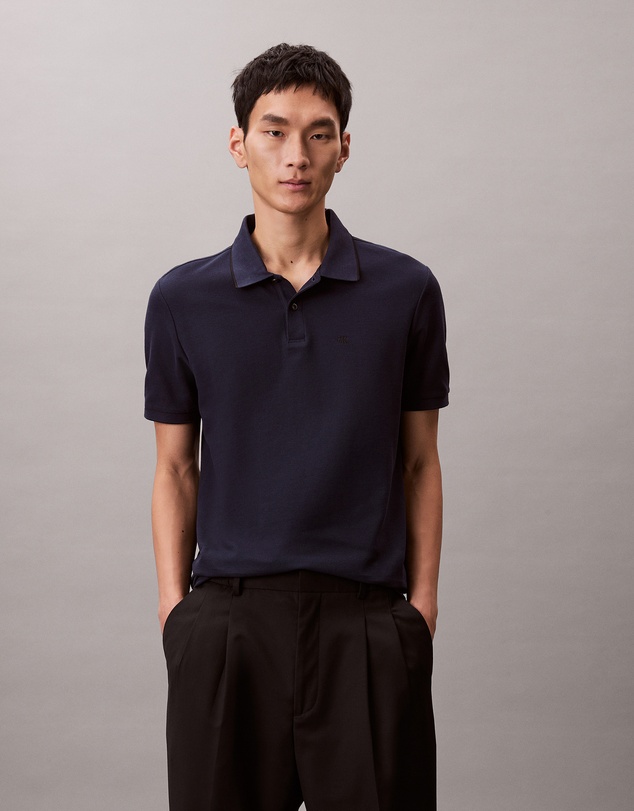 Calvin Klein - Refined Pique Tipped Polo Shirt
