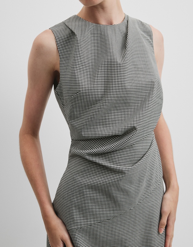 Country Road - Gingham Midi Dress